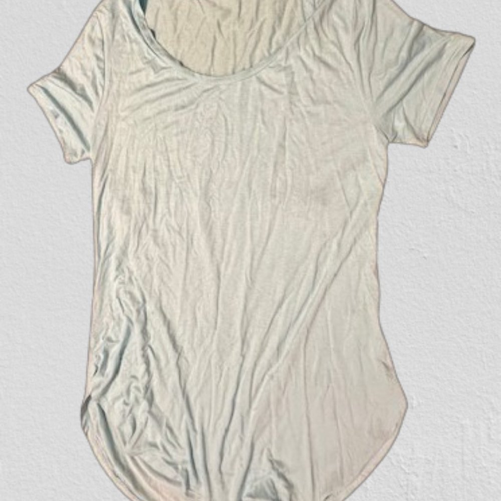 Wasabi & Mint Turquoise Back Cut Out Shirt 4263 NWT Boutique - Picture 7 of 13